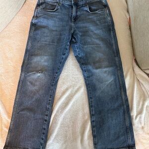 Wrangler Dark Blue Straight Jeans